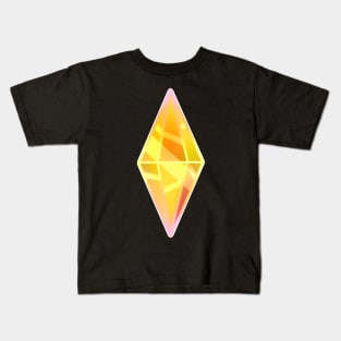 Yellow plumbob sims 4 Kids T-Shirt